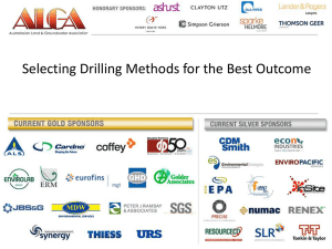 Selecting Drilling Methods for the Best Outcome