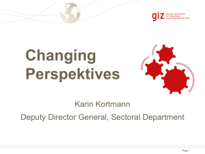 Karin Kortmann: Changing Perspektives