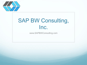 SAP BW Consulting, Inc.