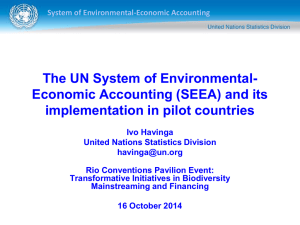 The UN System of Environmental