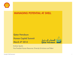 Managing potential at shell