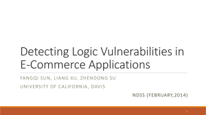 Detecting Logic Vulnerabilities in E