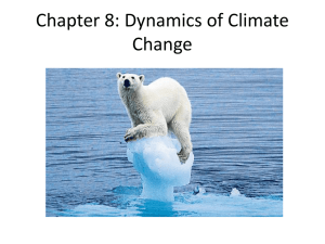 Chapter 8 Dynamics of Climate Change