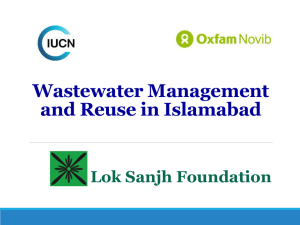8. Wastewater Management and Reuse in Islamabad