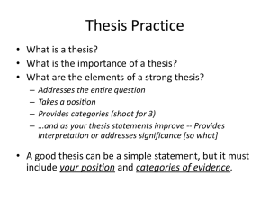Thesis Practice PPT
