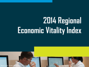 2014 Regional Economic Vitality Index Panel