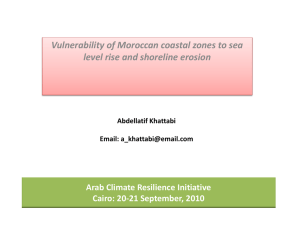 Vulnerability of Moroccan coastal zones to sea level rise