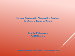 National Systematic Observation System for Coastal