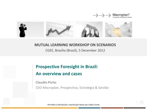 Prospective Foresight in Brazil: An overview and cases