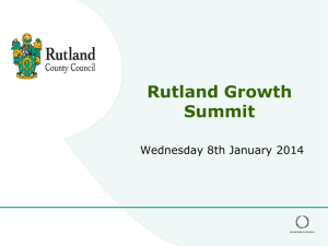 Growth - Rutland County Council