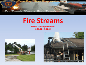 Fire Stream Training