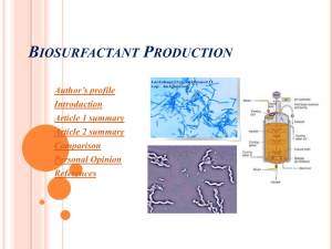 07 Biosurfactant production Li Zhe Wong