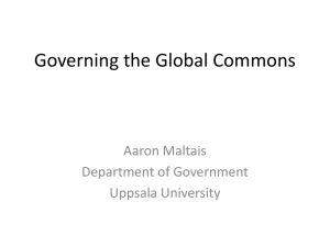 Governing the Global Commons