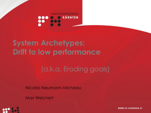 System Archetypes - eroding goals_final2