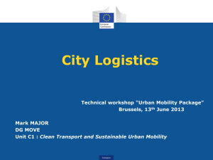 Presentation City Logistics