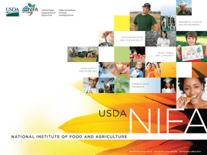 (USDA)/National Institute of Food and Agriculture (NIFA)