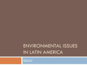 ss6g2 environmental issues in latin america