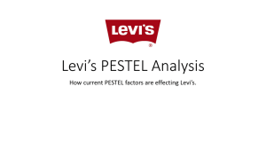 Levi`s PESTEl Ananlysis powerpoint EDITED