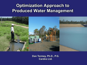 Dan Tormey – Optimization Approach to Produced Water Management