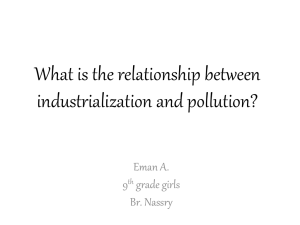 What is the relationship between industrialization and