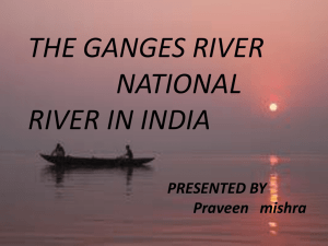 the ganges river national river in india