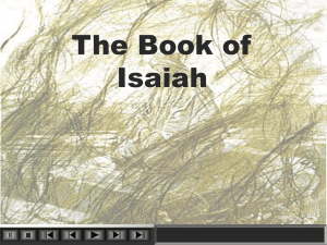 The Book of Isaiah - Third Millennium Ministries