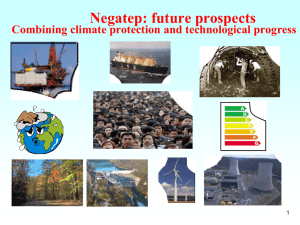 Negatep - Science for Energy Scenarios