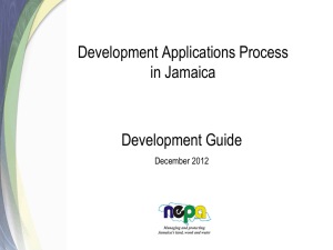 The Development Applications Process in Jamaica