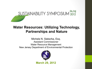 NJ DEP Presentation - sustainabilitysymposium.org