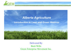 Intro to Lean and Green - Prim Ag
