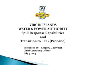 WATER & POWER AUTHORITY Spill Response Capabilities and