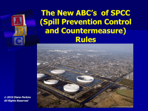 Spill Prevention Control and Countermeasures (SPCC