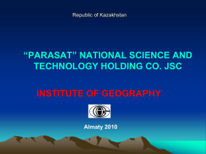 Balkash basin of Kazakhstan - Asian G-WADI
