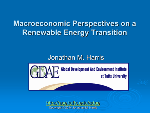 Macroeconomic Perspectives on a Renewable Energy Transition