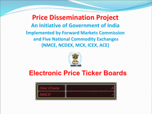 Price Dissemination Project - Presentation (English)