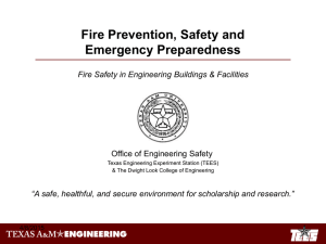 Fire Safety and Emergency Preparedness