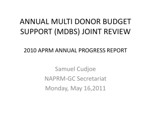 2010 APRM Annual Progress Report