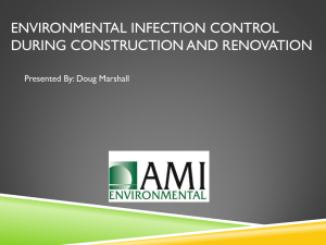 Environmental Infection Control