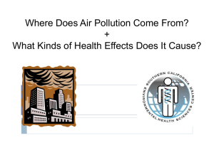 Where Does Air Pollution Come From? + What