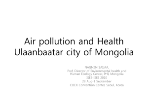 Air Pollution and Human Health (English)