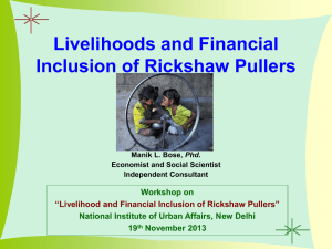 MBOSE_Livelihoods_and_FI_of_RPs_NOV2013