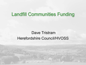 Landfill Community Fund