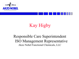 Akzo Nobel Functional Chemicals, LLC