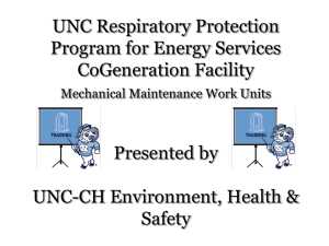 Respiratory Protection Training for CoGen