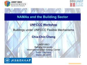 NAMAs and building sector - CDM