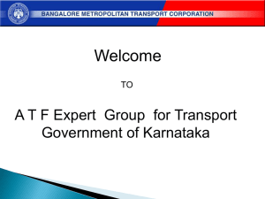 Section 1 - Bangalore Metropolitan Transport Corporation
