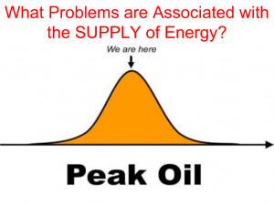 What Problems are Associated with the SUPPLY of