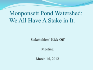 03.15.12 Power Point from Monponsett Stakeholder-s