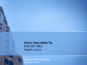 How is VAT taxed? - Charles Mo & Company