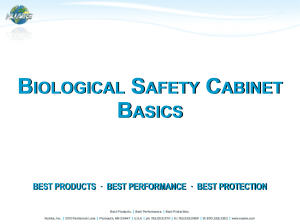 Biological Safety Cabinet Basics